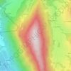 Mappa topografica Montgelas, altitudine, rilievo