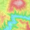 Mappa topografica Diège, altitudine, rilievo
