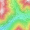 Mappa topografica Obertschern, altitudine, rilievo
