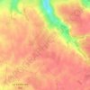 Mappa topografica Féronval, altitudine, rilievo