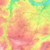Mappa topografica Ploufragan, altitudine, rilievo