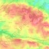Mappa topografica Tréhuilan, altitudine, rilievo