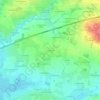 Mappa topografica La Gueslerie, altitudine, rilievo