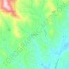 Mappa topografica Chopped Oak, altitudine, rilievo