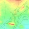 Mappa topografica Kadayanallur, altitudine, rilievo