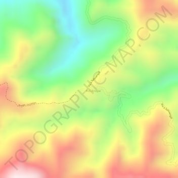 Mappa topografica Anope, altitudine, rilievo