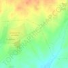Mappa topografica Cubetas, altitudine, rilievo