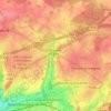 Mappa topografica Pont du Sart, altitudine, rilievo