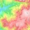 Mappa topografica Pompeano, altitudine, rilievo