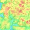 Mappa topografica Le Stanco, altitudine, rilievo