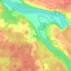 Mappa topografica Sērene, altitudine, rilievo
