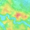 Mappa topografica Hameau des Prunelliers, altitudine, rilievo