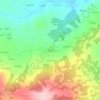 Mappa topografica O Burgo, altitudine, rilievo