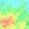 Mappa topografica Lévéno, altitudine, rilievo
