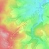 Mappa topografica Schönauer Küppel, altitudine, rilievo