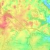 Mappa topografica Beg Runio, altitudine, rilievo