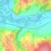 Mappa topografica Marin, altitudine, rilievo