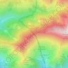 Mappa topografica Baisse de Mallette ou de la Coullette, altitudine, rilievo