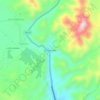Mappa topografica El Ahorcado, altitudine, rilievo