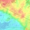Mappa topografica Kerquessaud, altitudine, rilievo