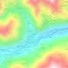 Mappa topografica Peretti, altitudine, rilievo