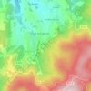Mappa topografica Le Caban, altitudine, rilievo