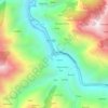 Mappa topografica Mehla, altitudine, rilievo