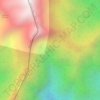 Mappa topografica Cordillera Oriental, altitudine, rilievo