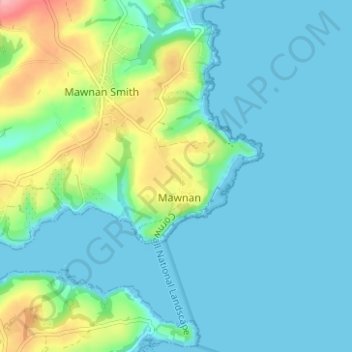Mappa topografica Trerose, altitudine, rilievo