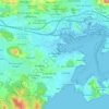 Mappa topografica La Seyne-sur-Mer, altitudine, rilievo