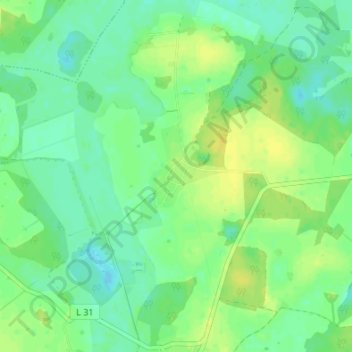 Mappa topografica Schmuggerow, altitudine, rilievo