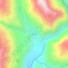 Mappa topografica Llaclla, altitudine, rilievo