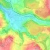 Mappa topografica Ettenberg, altitudine, rilievo