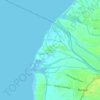 Mappa topografica Mindoro, altitudine, rilievo