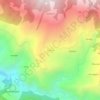 Mappa topografica Akhori, altitudine, rilievo