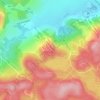 Mappa topografica Mont Habitant, altitudine, rilievo