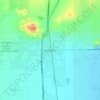 Mappa topografica Rosamond, altitudine, rilievo
