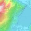 Mappa topografica Albonico, altitudine, rilievo