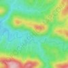 Mappa topografica поляна Маркова, altitudine, rilievo