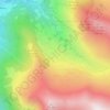 Mappa topografica L'Estibe, altitudine, rilievo