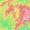 Mappa topografica Ziro, altitudine, rilievo