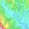 Mappa topografica Pontecosi, altitudine, rilievo
