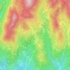 Mappa topografica Cellio, altitudine, rilievo