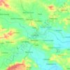 Mappa topografica Calinog, altitudine, rilievo