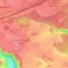 Mappa topografica Rodon, altitudine, rilievo