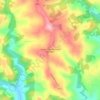 Mappa topografica Paraje ColoniaColonia Fortaleza, altitudine, rilievo