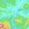 Mappa topografica La Pommeraye, altitudine, rilievo