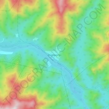 Mappa topografica Dumporijo, altitudine, rilievo