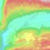 Mappa topografica Sarıbelen, altitudine, rilievo