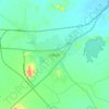 Mappa topografica Mahoba, altitudine, rilievo